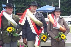 Die Medaillengewinner der Meisterschaften Andreas Mahlow, Lars Krüger und Tanja Anson (v.l.) - Foto: Wille