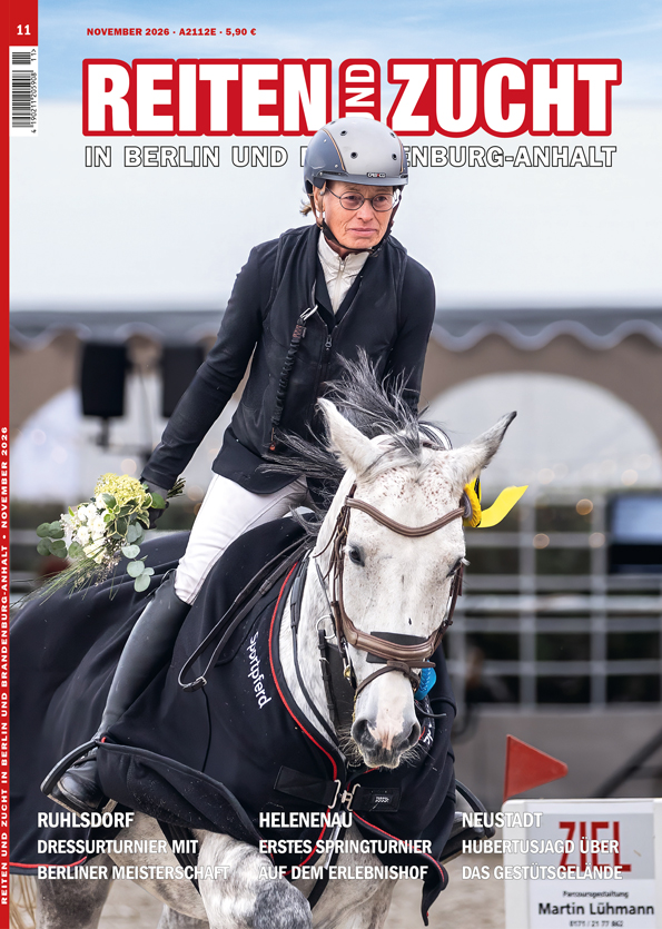 Inhaltsverzeichnis der Ausgabe 11/2026 von REITEN und ZUCHT